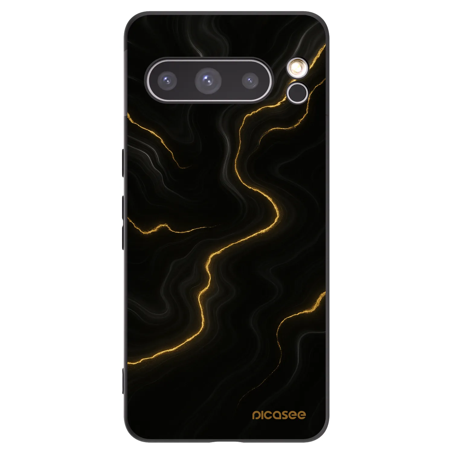 Picasee husă neagră din silicon pentru Google Pixel 8 Pro - Thunder