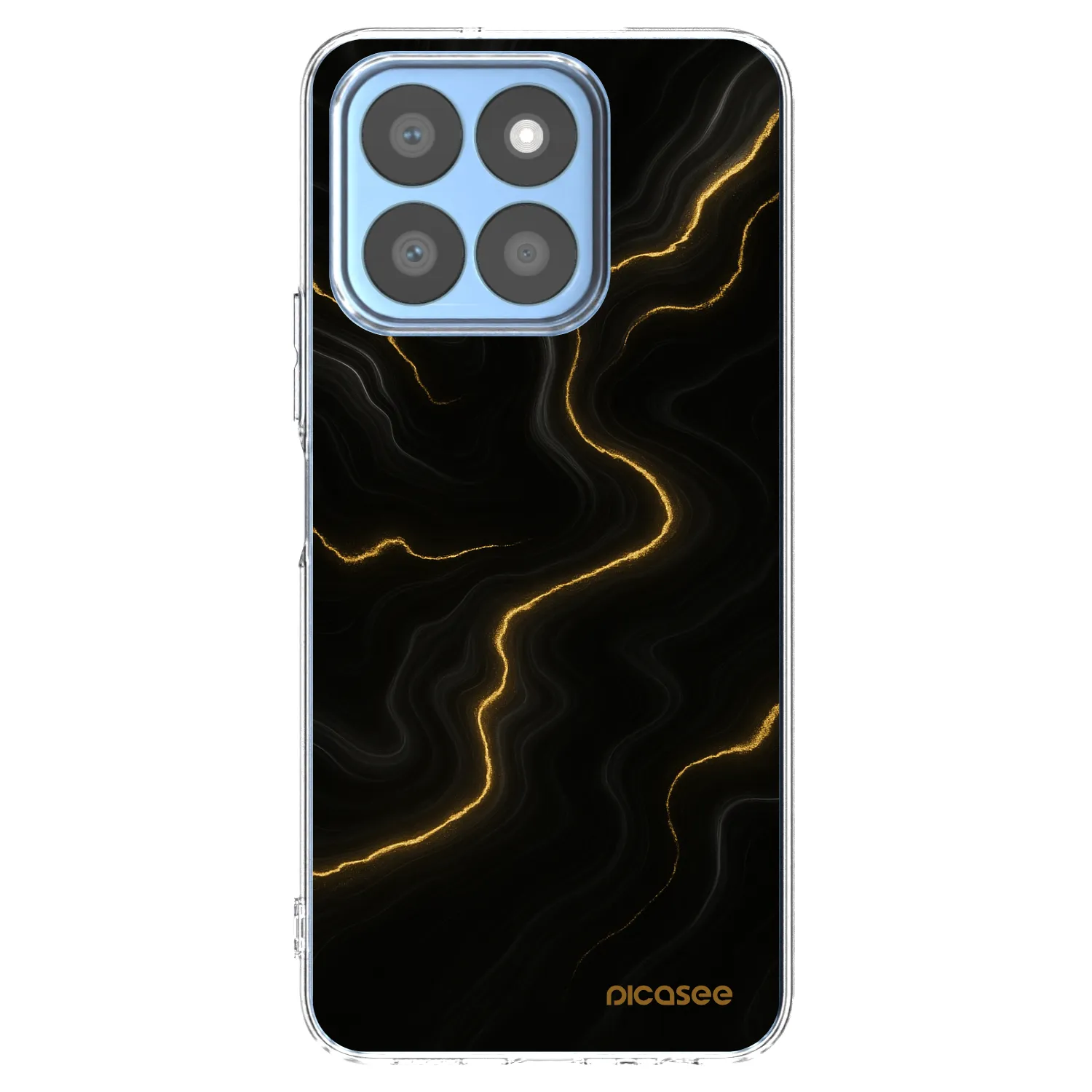 Picasee husă transparentă din silicon pentru Honor X8c - Thunder