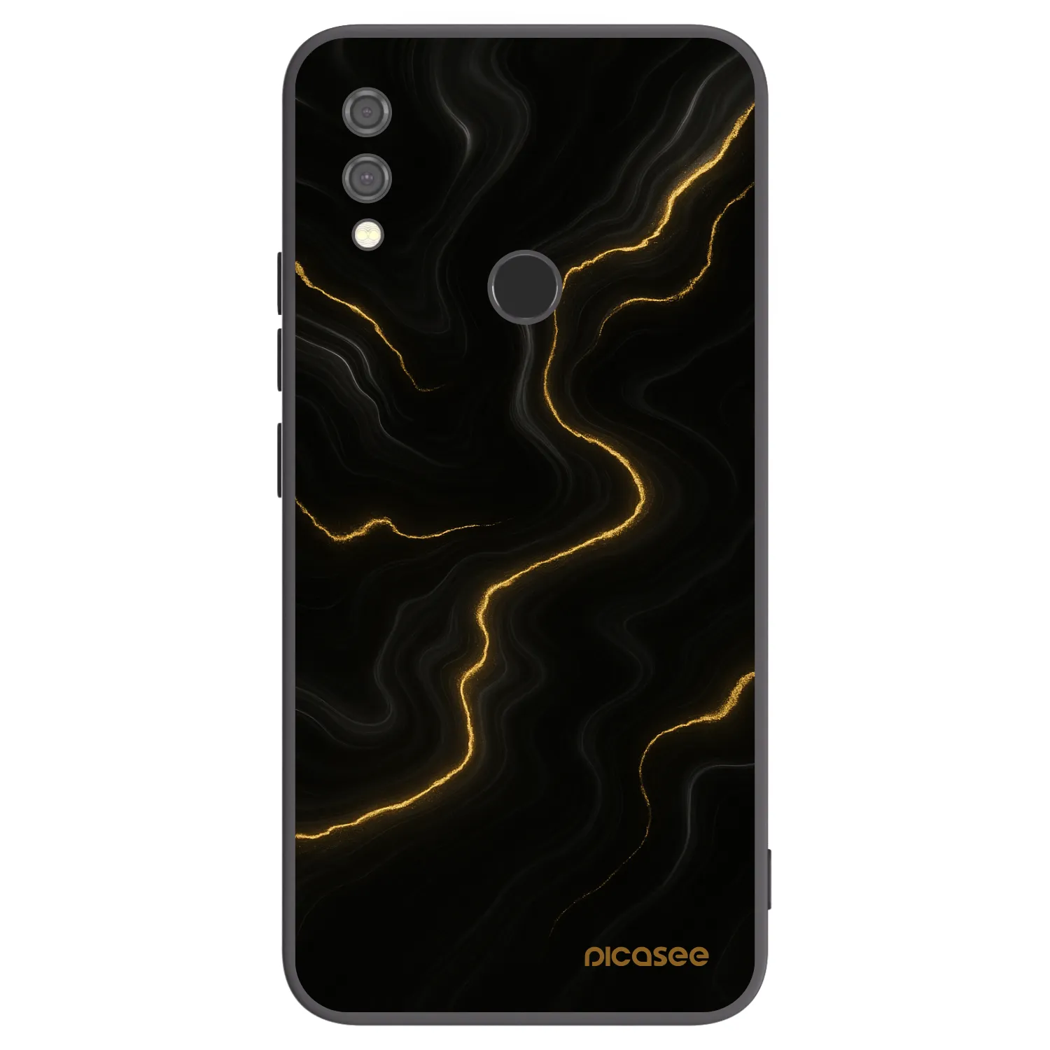 Picasee husă neagră din silicon pentru Xiaomi Redmi Note 7 - Thunder