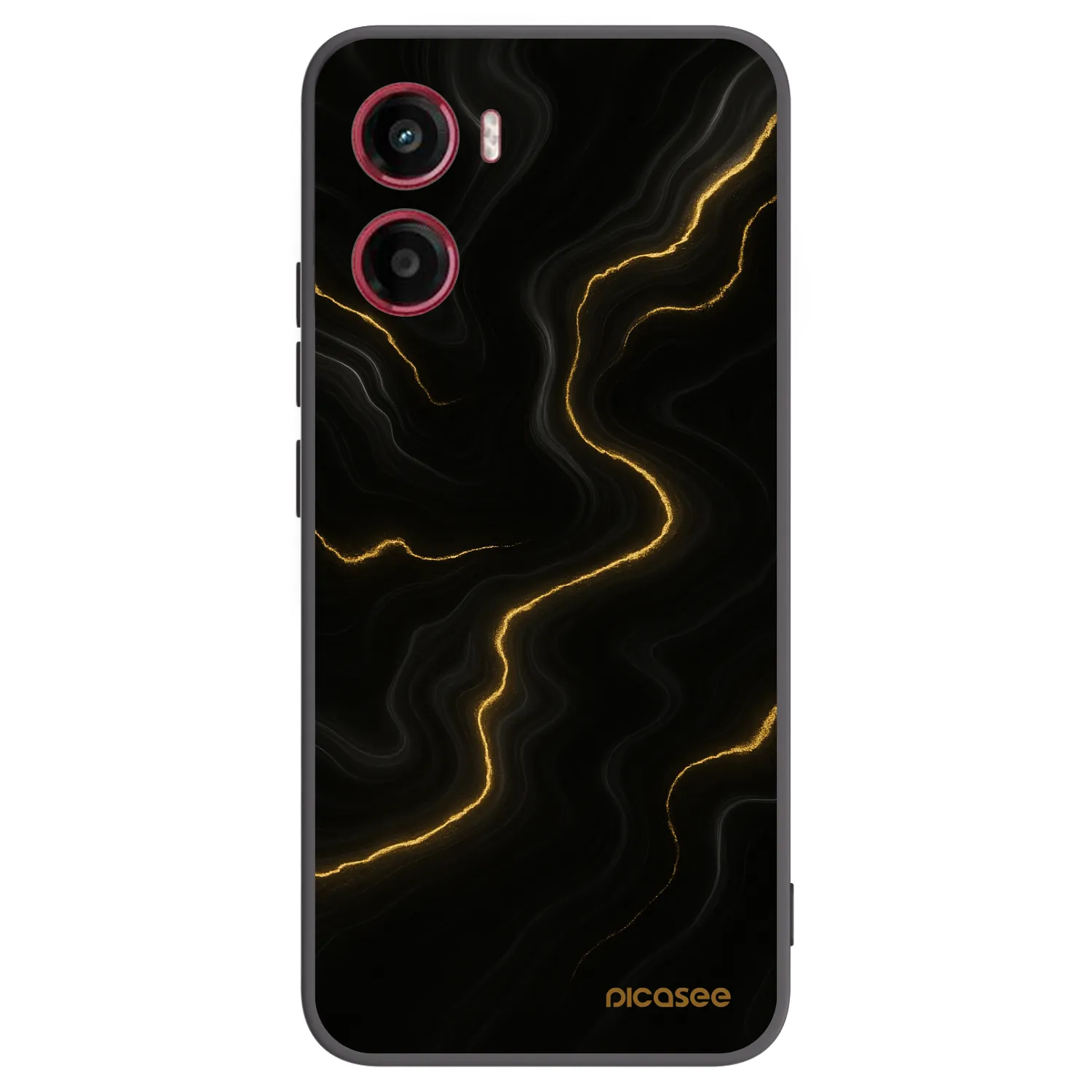 Picasee husă neagră din silicon pentru Motorola Moto G05 - Thunder