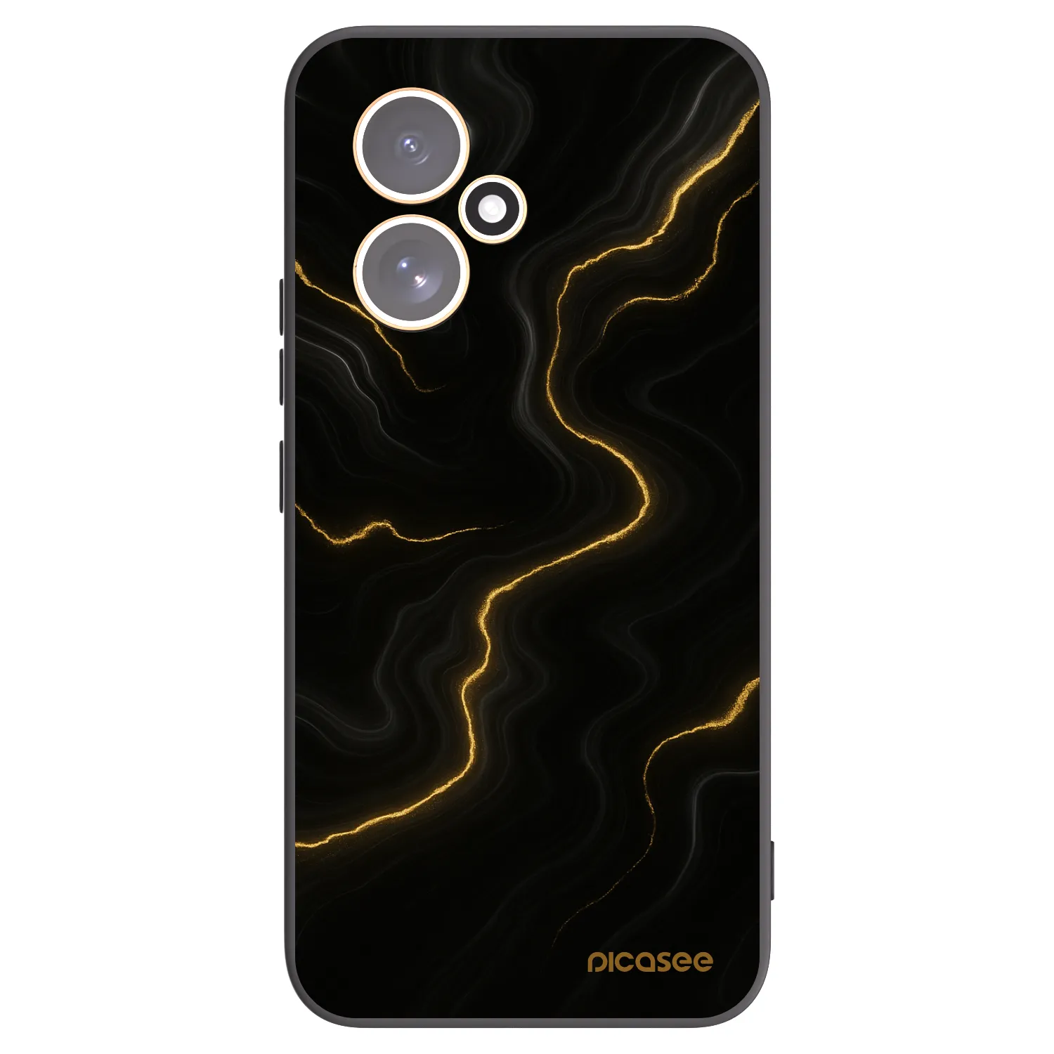 Picasee husă neagră din silicon pentru Honor 400 5G - Thunder