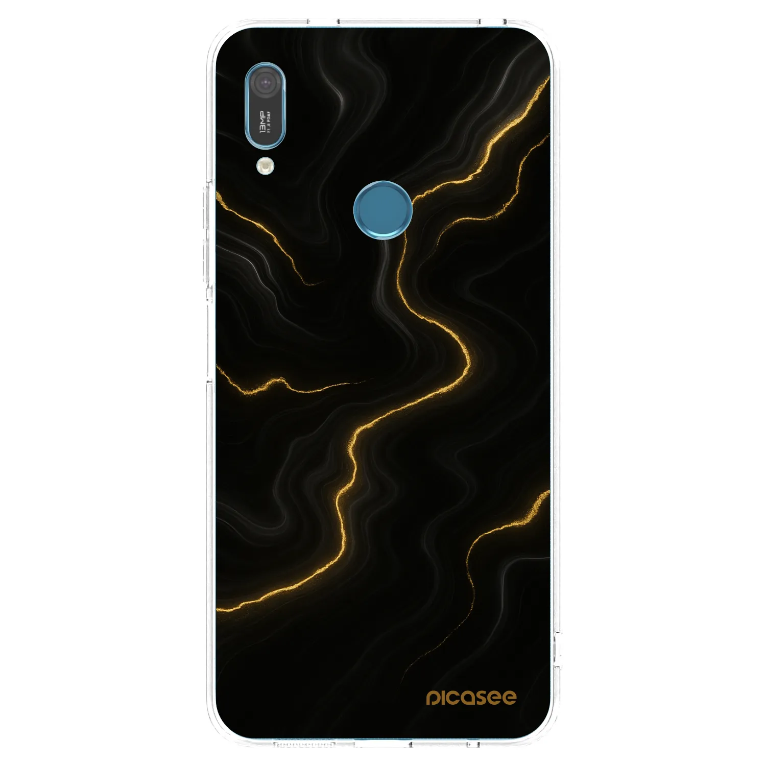 Picasee husă transparentă din silicon pentru Huawei Y6 2019 - Thunder