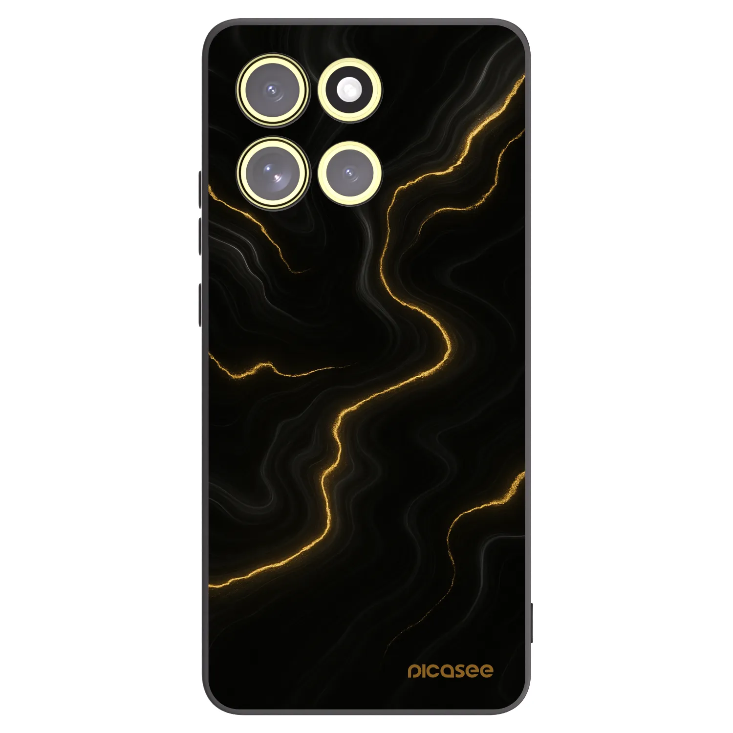 Picasee husă neagră din silicon pentru Motorola Moto G86 5G - Thunder