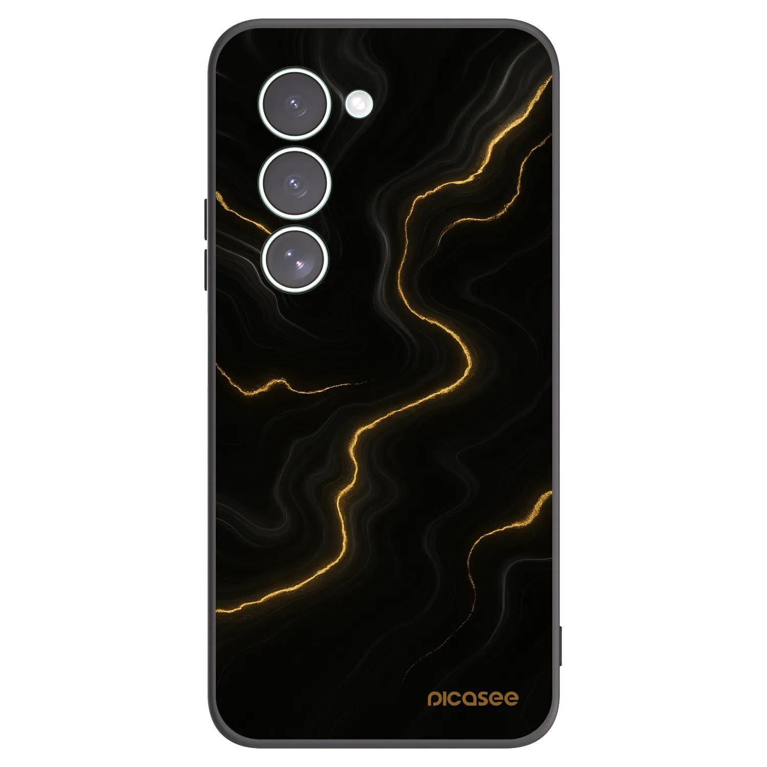 Picasee husă neagră din silicon pentru Xiaomi Redmi 15 5G - Thunder