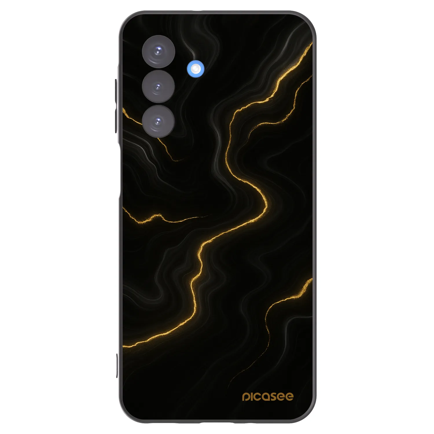 Picasee husă neagră din silicon pentru Samsung Galaxy A17 5G - Thunder