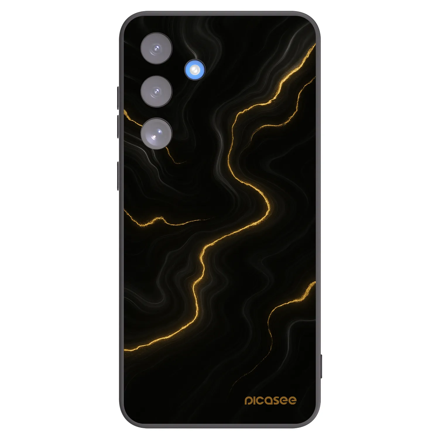Picasee husă neagră din silicon pentru Samsung Galaxy S25 FE 5G - Thunder
