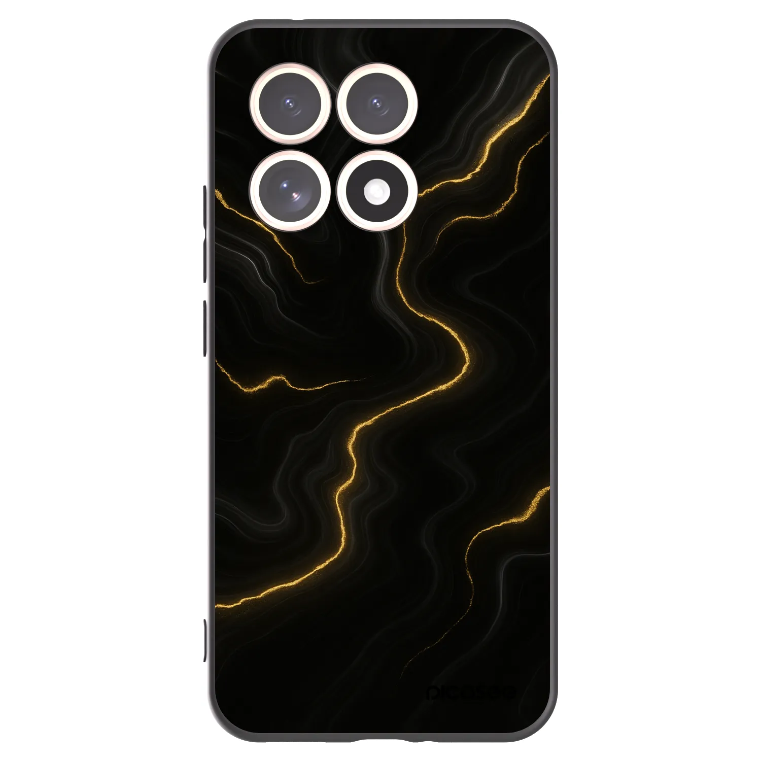 Picasee husă neagră din silicon pentru Xiaomi 15T - Thunder