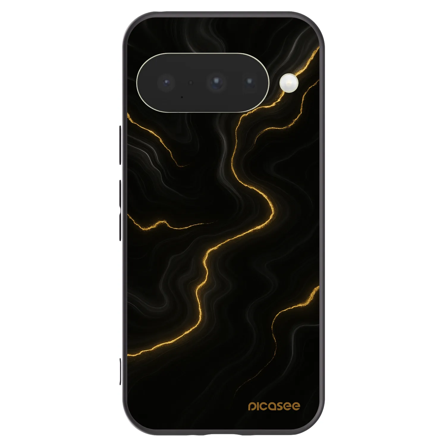 Picasee husă neagră din silicon pentru Google Pixel 10 - Thunder