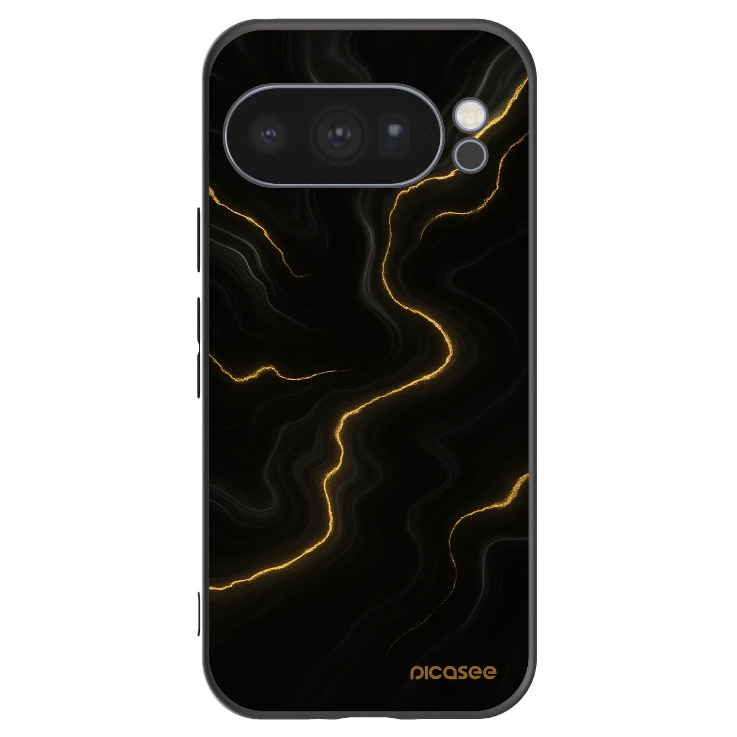 Picasee husă neagră din silicon pentru Google Pixel 10 Pro - Thunder