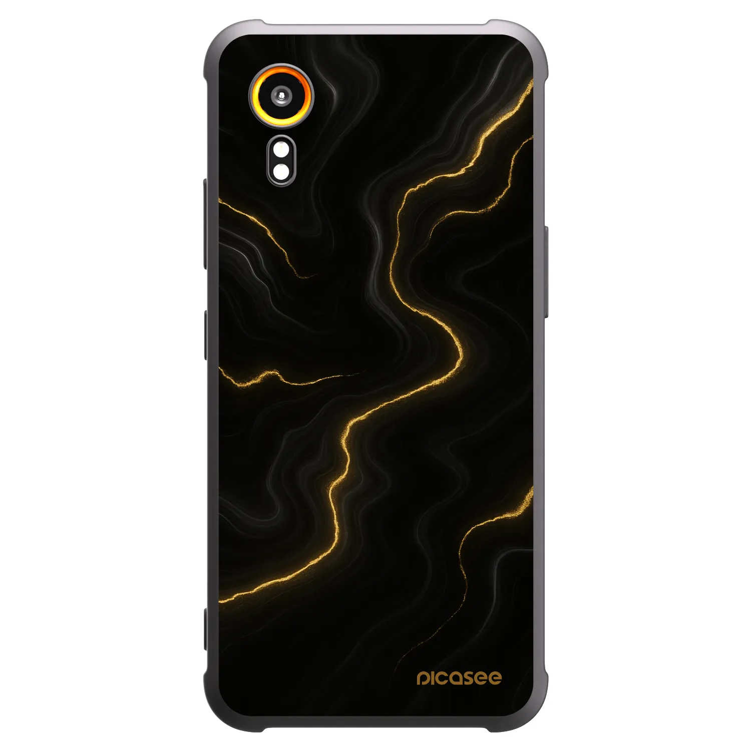 Picasee husă neagră din silicon pentru Samsung Galaxy Xcover 7 - Thunder