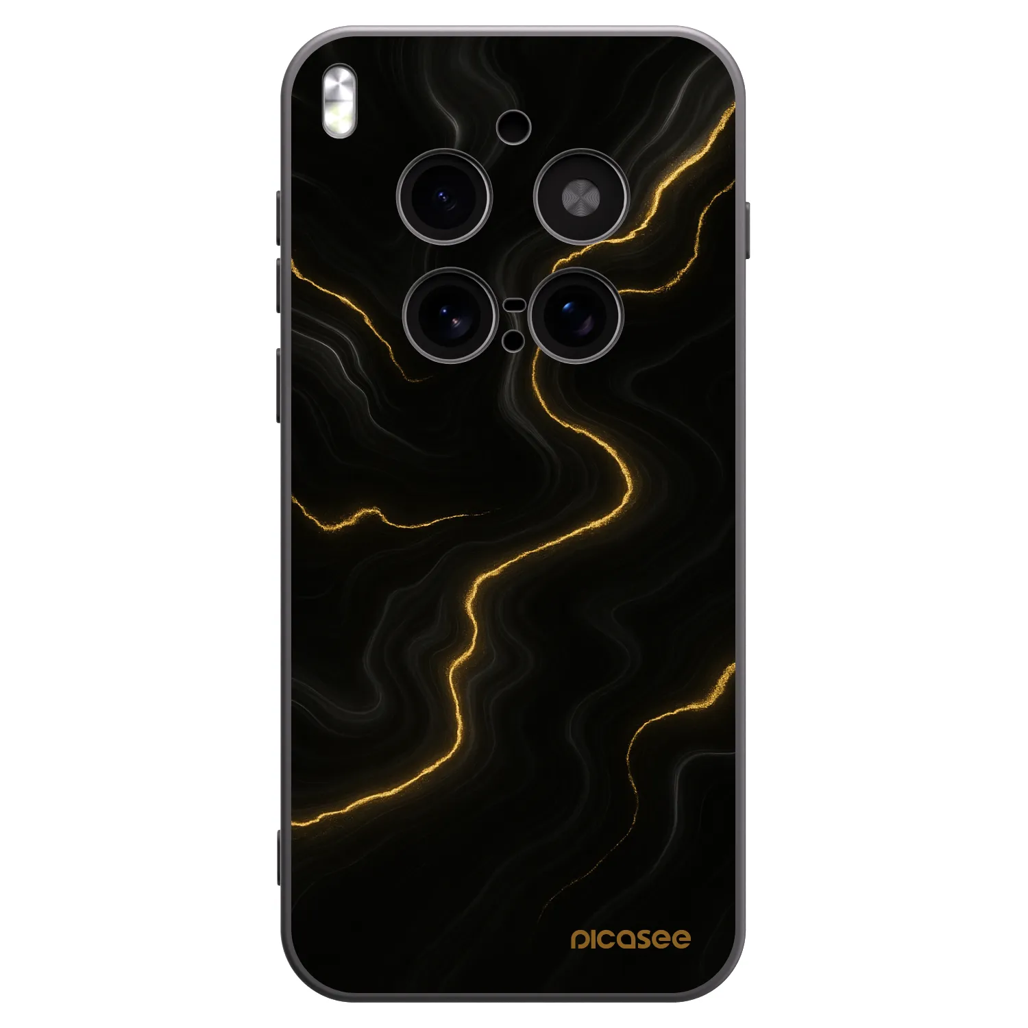 Picasee husă neagră din silicon pentru Vivo X300 Pro - Thunder