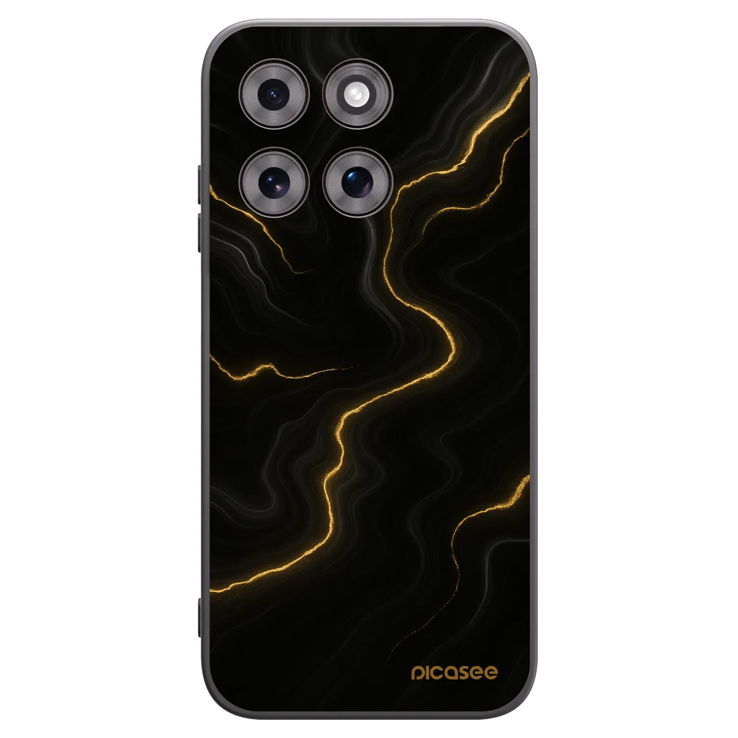 Picasee husă neagră din silicon pentru Motorola Moto G77 - Thunder