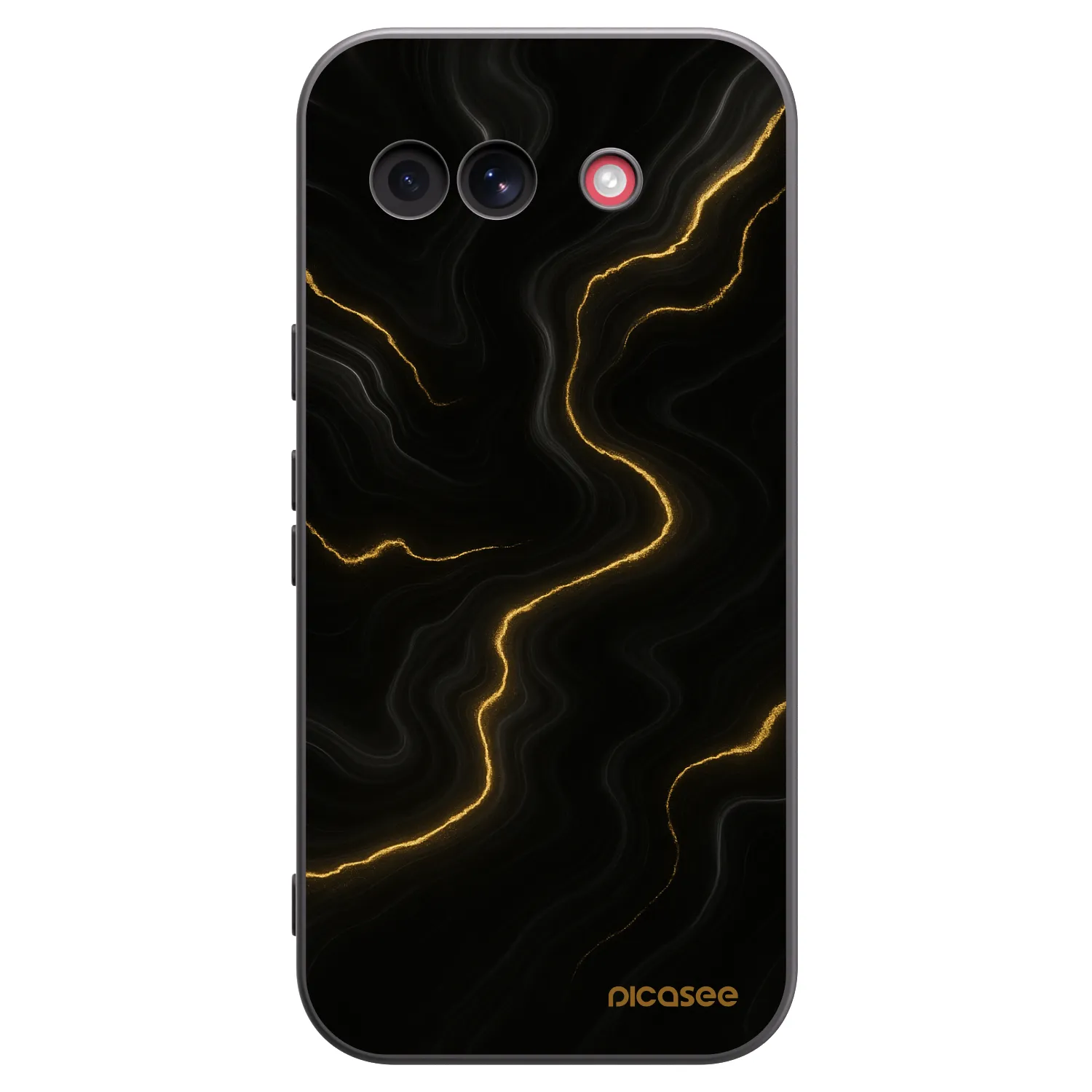 Picasee husă neagră din silicon pentru Google Pixel 10a - Thunder