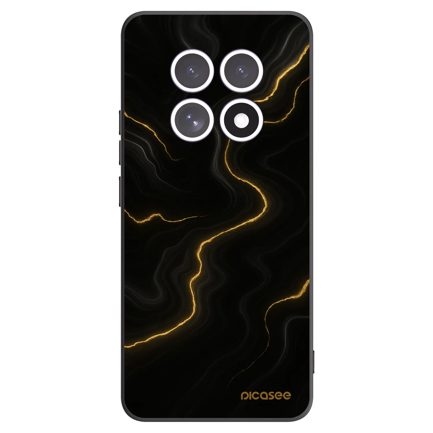 Picasee husă neagră din silicon pentru Xiaomi Redmi Note 15 5G - Thunder