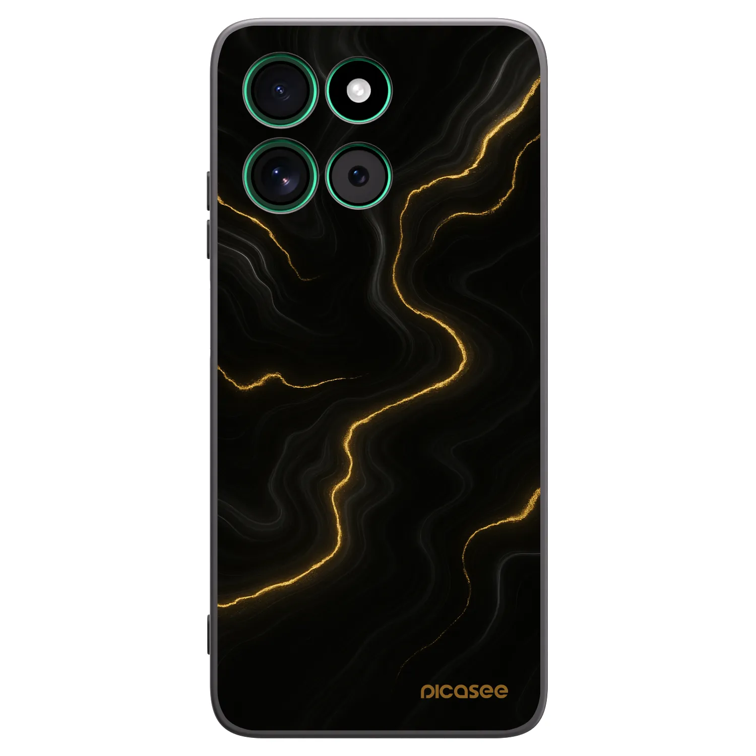 Picasee husă neagră din silicon pentru Motorola Moto G57 Power - Thunder
