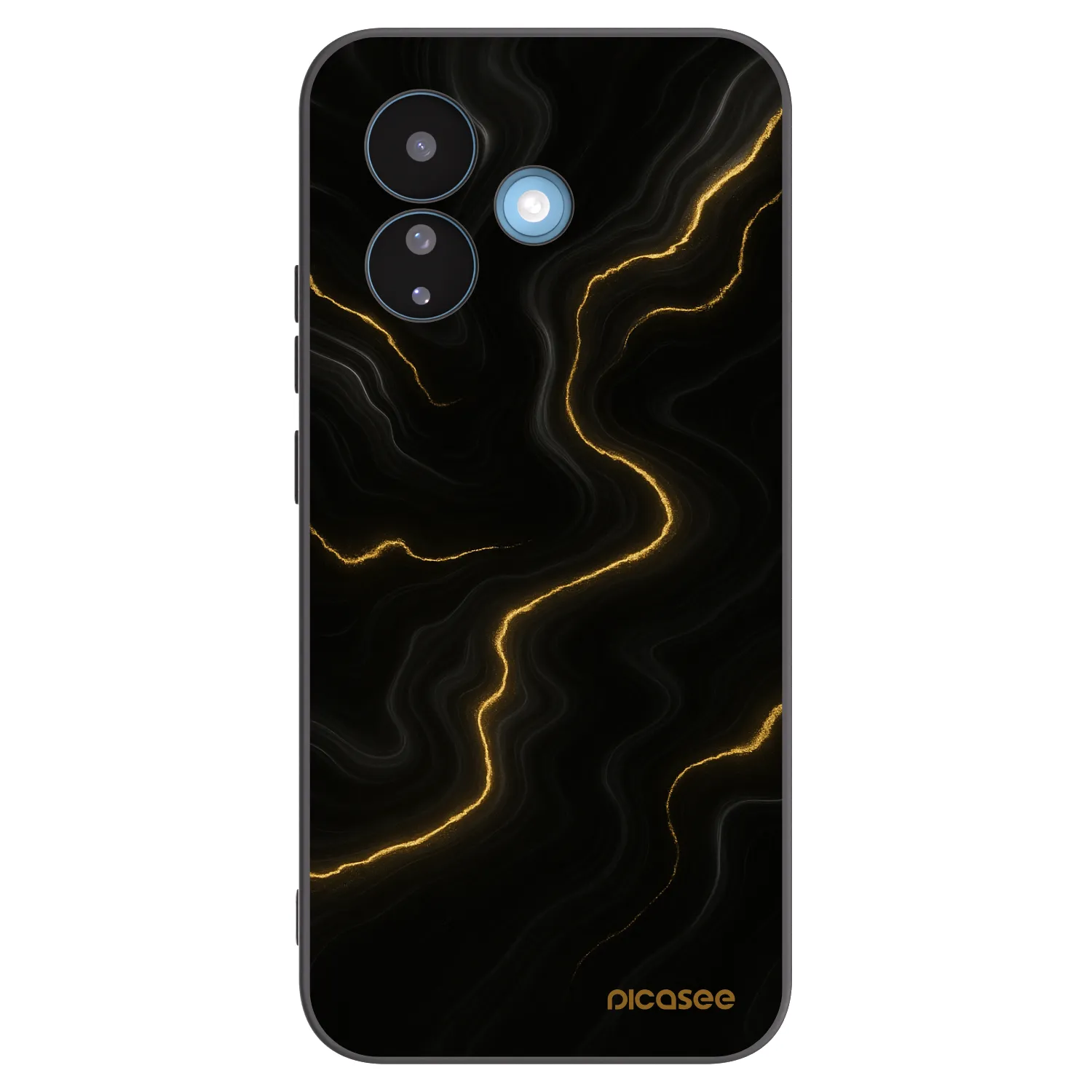 Picasee husă neagră din silicon pentru Xiaomi Redmi Note 17 Pro 5G - Thunder