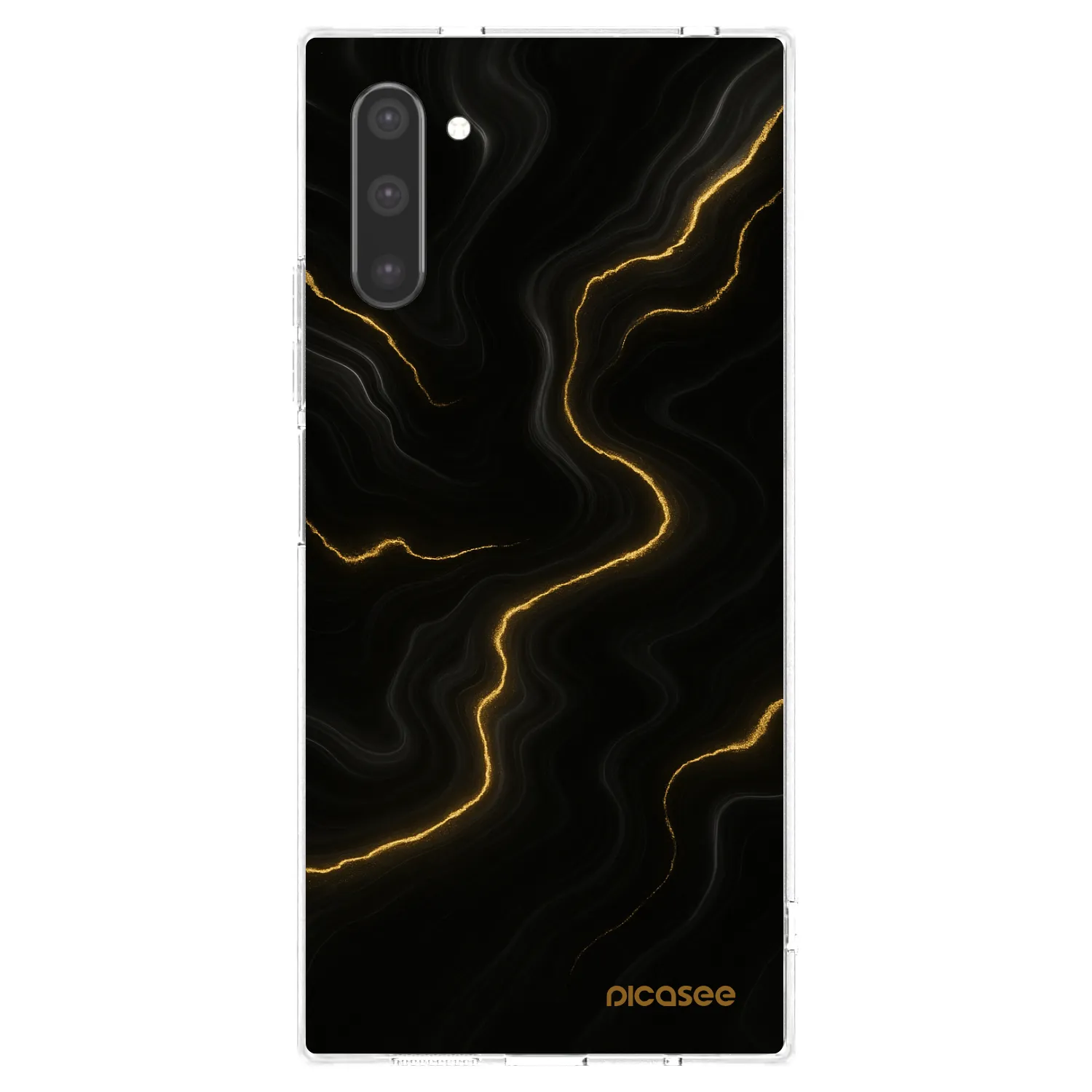 Picasee husă transparentă din silicon pentru Samsung Galaxy Note 10 N970F - Thunder