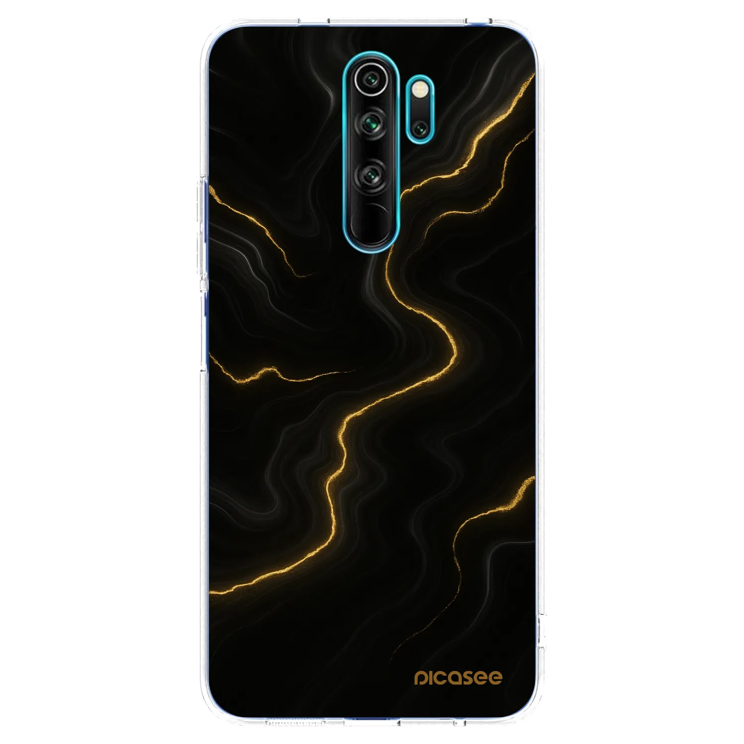 Picasee husă transparentă din silicon pentru Xiaomi Redmi Note 8 Pro - Thunder