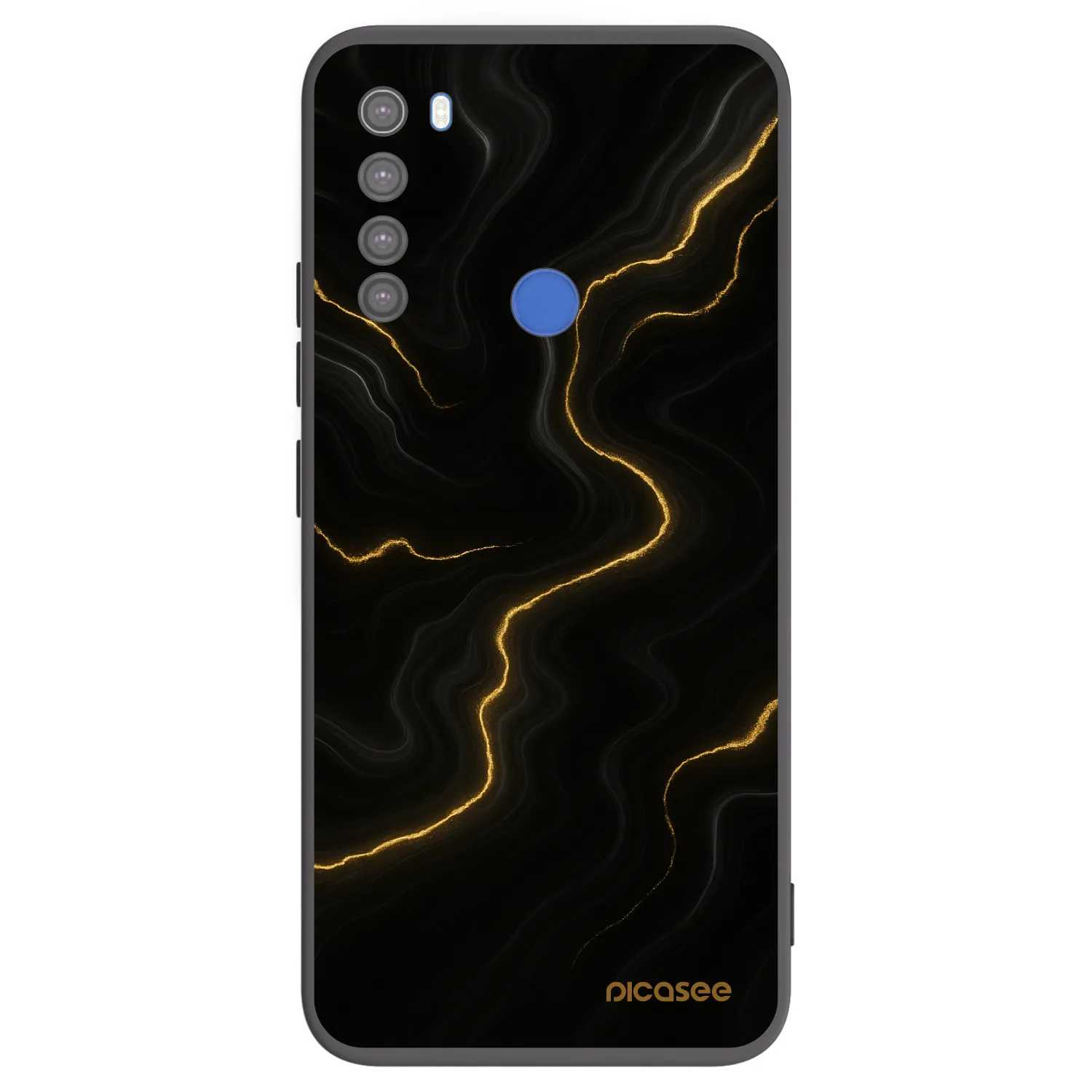 Picasee husă neagră din silicon pentru Xiaomi Redmi Note 8T - Thunder