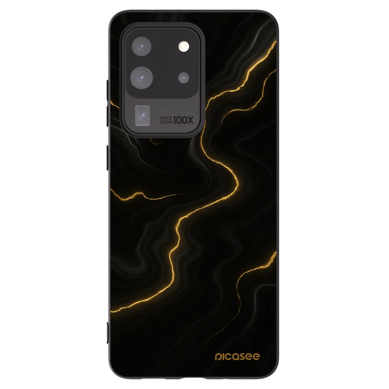 Picasee husă neagră din silicon pentru Samsung Galaxy S20 Ultra 5G G988F - Thunder