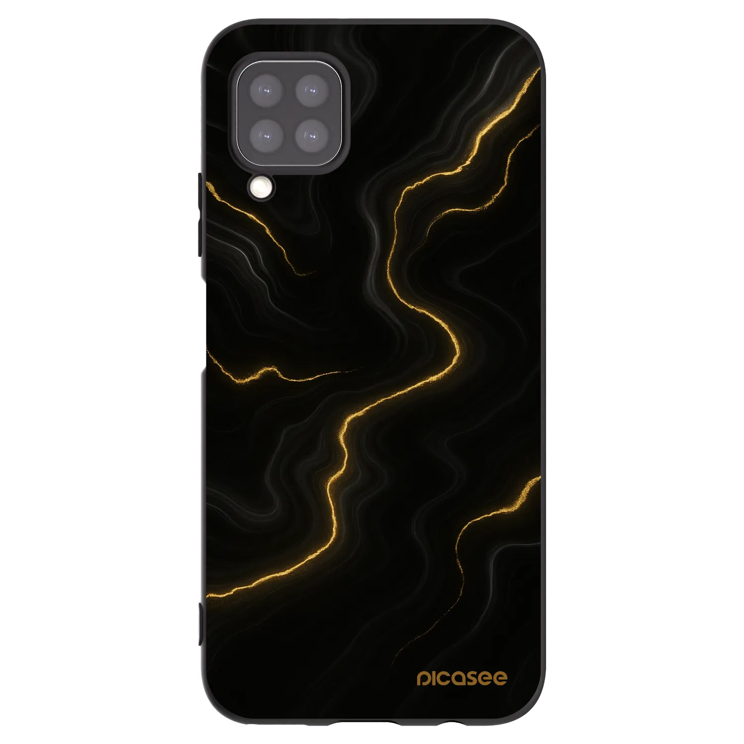 Picasee husă neagră din silicon pentru Huawei P40 Lite - Thunder