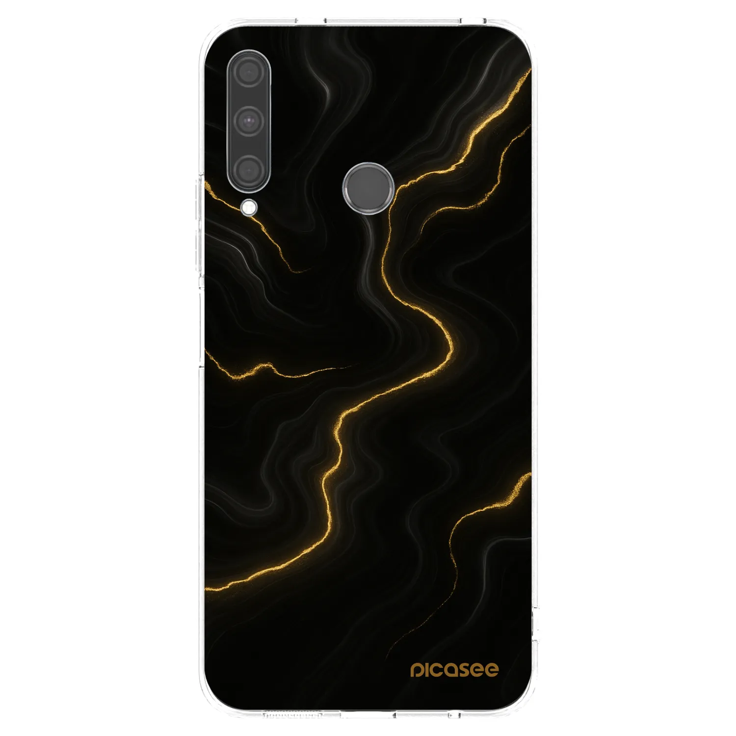 Picasee husă transparentă din silicon pentru Huawei P40 Lite E - Thunder