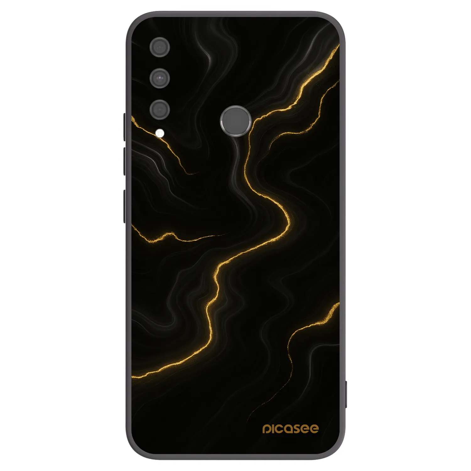 Picasee husă neagră din silicon pentru Huawei P40 Lite E - Thunder