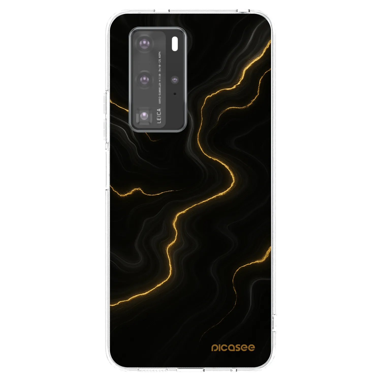 Picasee husă transparentă din silicon pentru Huawei P40 Pro - Thunder