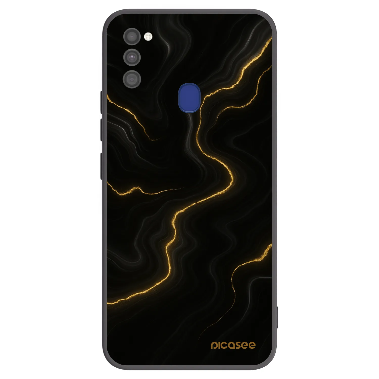 Picasee husă neagră din silicon pentru Samsung Galaxy M21 M215F - Thunder