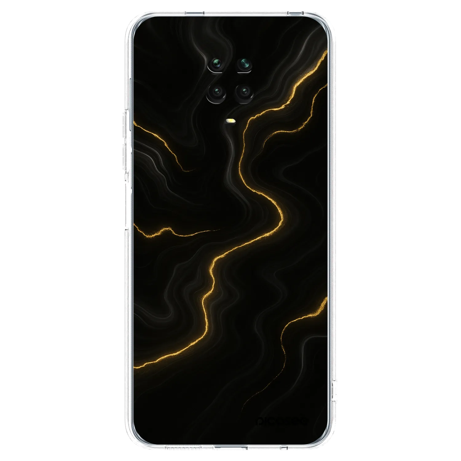 Picasee husă transparentă din silicon pentru Xiaomi Redmi Note 9S - Thunder