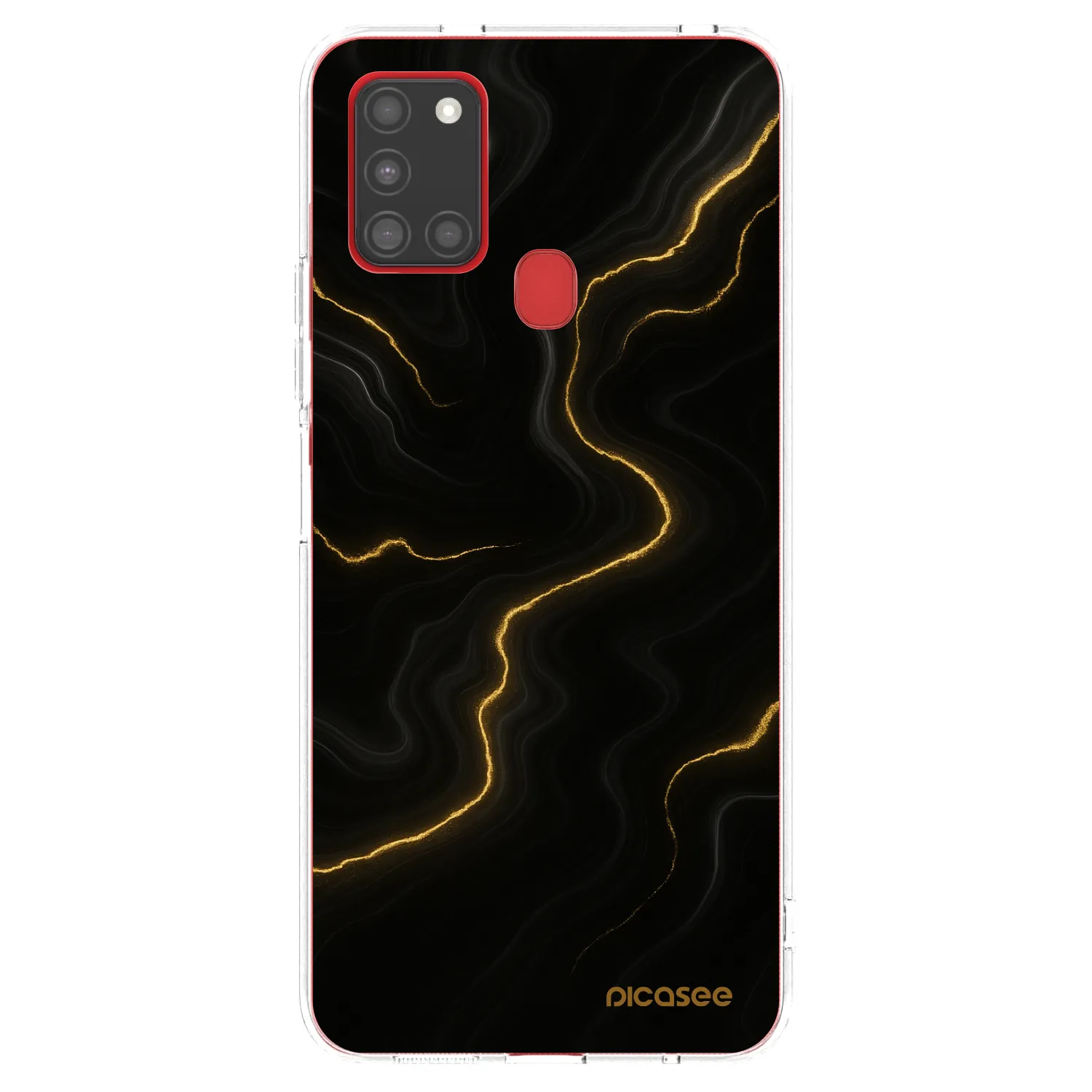 Picasee husă transparentă din silicon pentru Samsung Galaxy A21s - Thunder