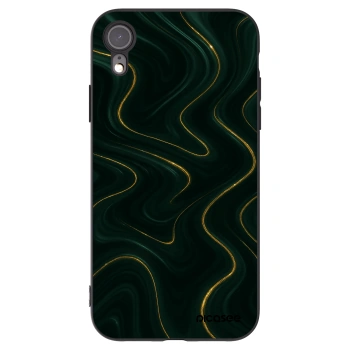 Picasee husă neagră din silicon pentru Apple iPhone XR - Vawes