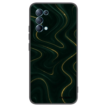Picasee husă neagră din silicon pentru OPPO Reno 5 5G - Vawes
