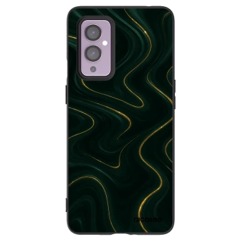 Picasee husă neagră din silicon pentru OnePlus 9 - Vawes