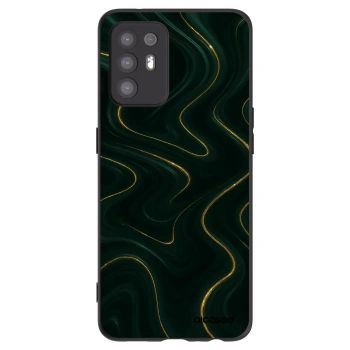 Picasee husă neagră din silicon pentru OPPO A94 5G - Vawes