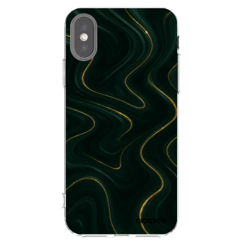 Picasee husă transparentă din silicon pentru Apple iPhone X/XS - Vawes