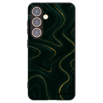 Picasee husă neagră din silicon pentru Samsung Galaxy S24 S921B 5G - Vawes