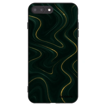 Picasee husă neagră din silicon pentru Apple iPhone 8 Plus - Vawes