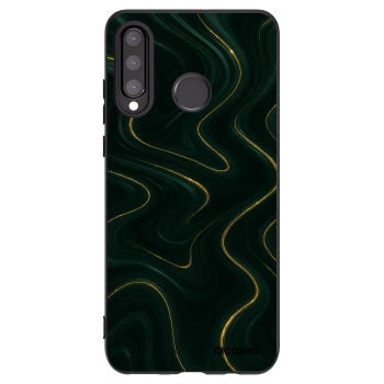 Picasee husă neagră din silicon pentru Huawei P30 Lite - Vawes