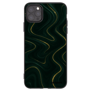 Picasee husă neagră din silicon pentru Apple iPhone 11 Pro Max - Vawes