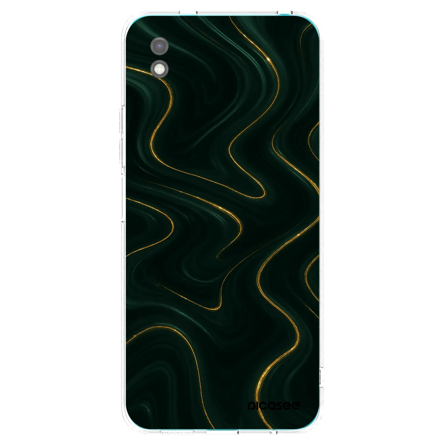 Picasee husă neagră din silicon pentru Xiaomi Redmi 9A - Vawes