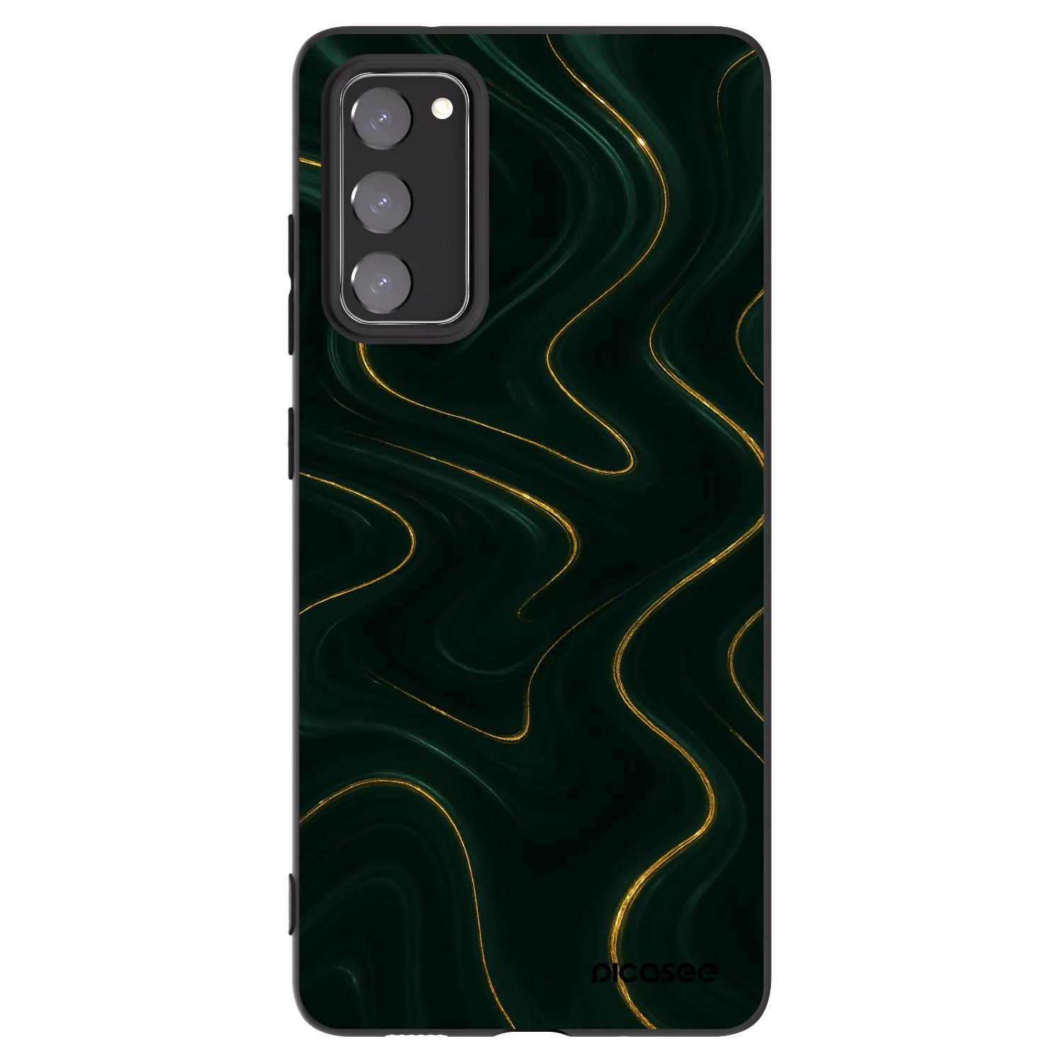 Picasee husă neagră din silicon pentru Samsung Galaxy S20 FE - Vawes