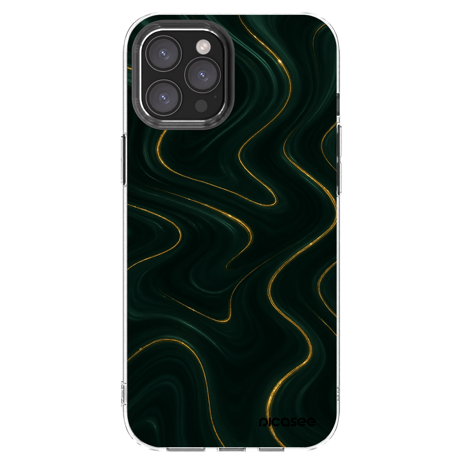 Picasee husă transparentă din silicon pentru Apple iPhone 12 Pro Max - Vawes