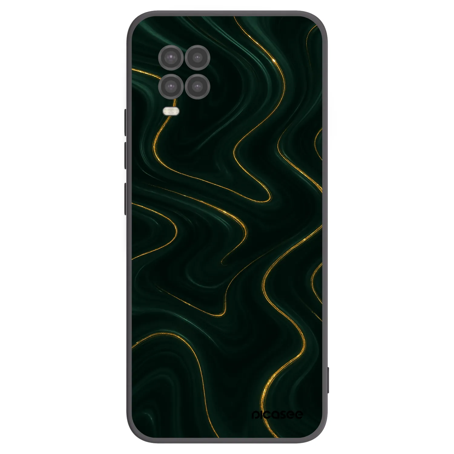 Picasee husă neagră din silicon pentru Xiaomi Mi 10 Lite - Vawes