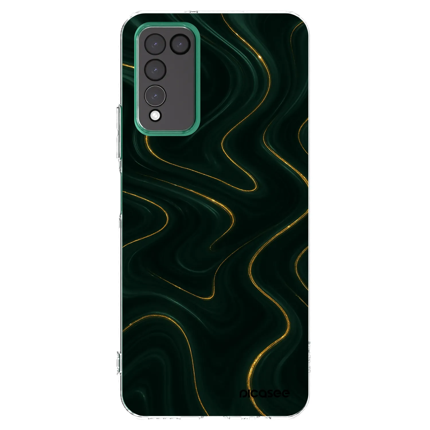 Picasee husă transparentă din silicon pentru Honor 10X Lite - Vawes