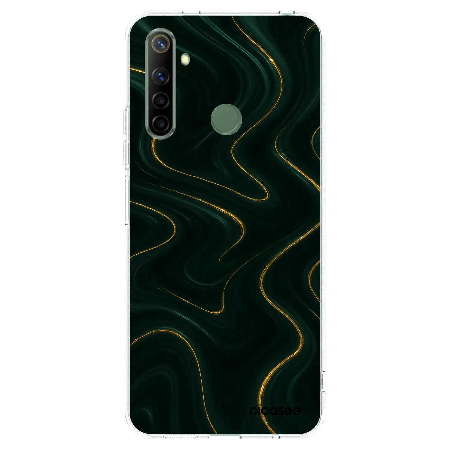 Picasee husă transparentă din silicon pentru Realme 6i - Vawes