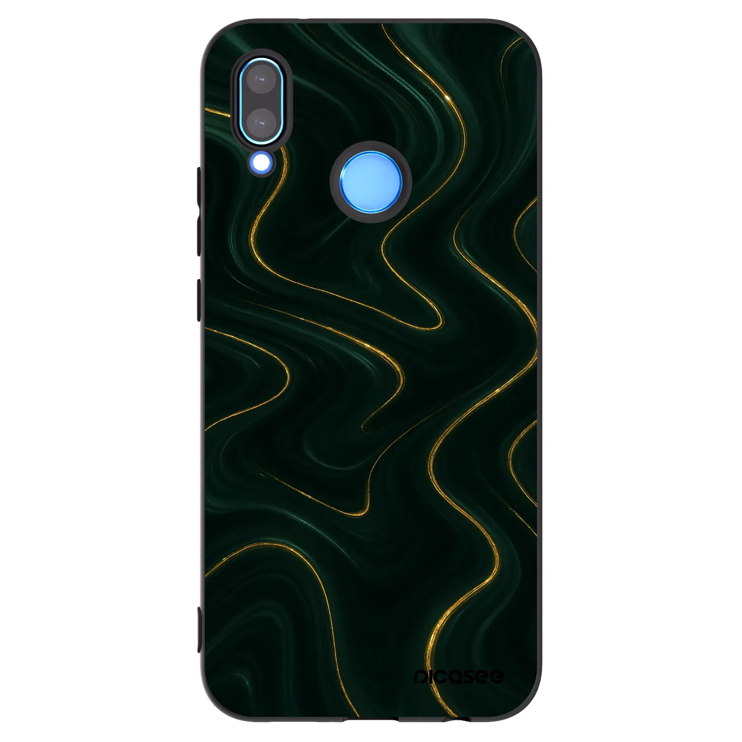 Picasee husă neagră din silicon pentru Huawei P20 Lite - Vawes
