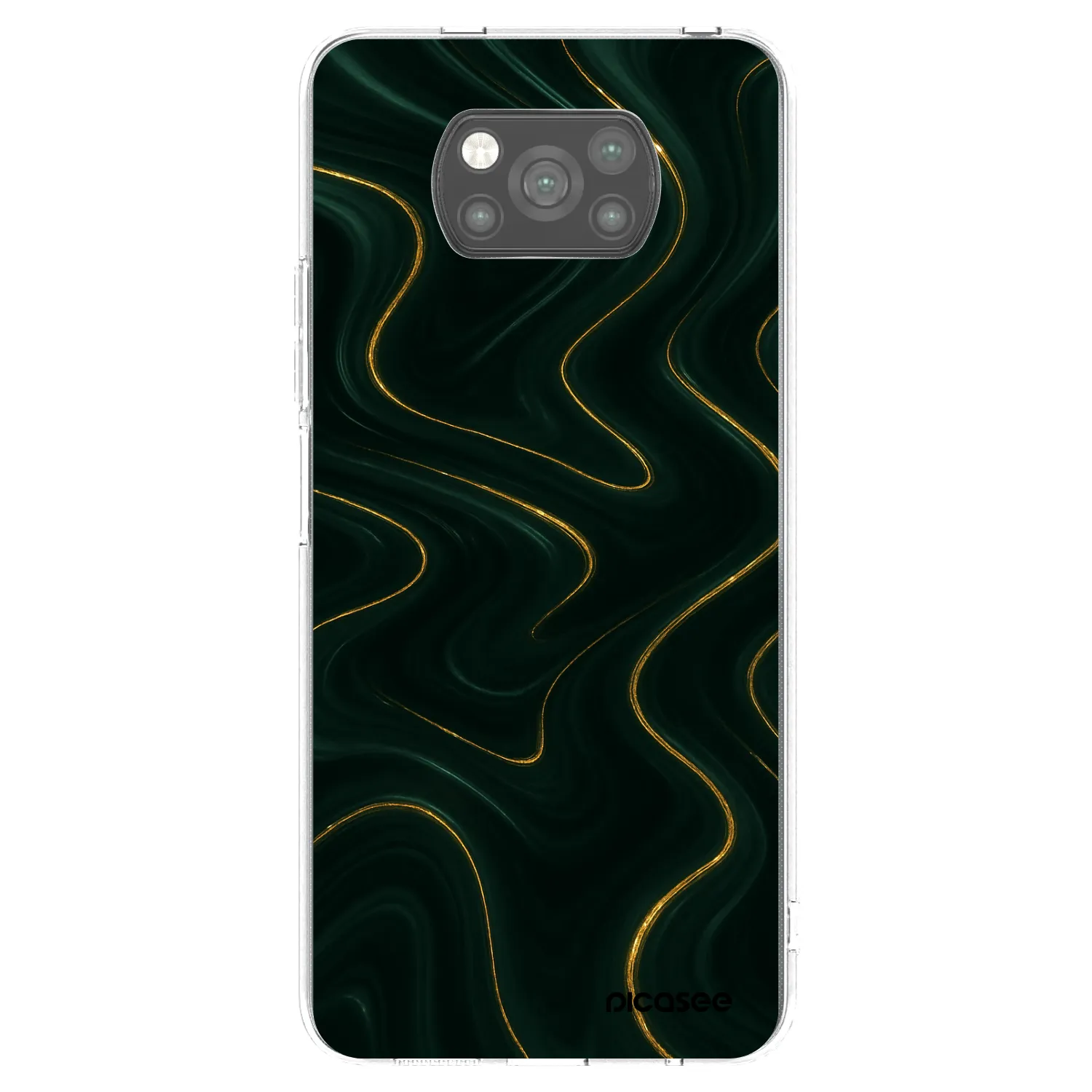 Picasee husă neagră din silicon pentru Xiaomi Poco X3 Pro - Vawes