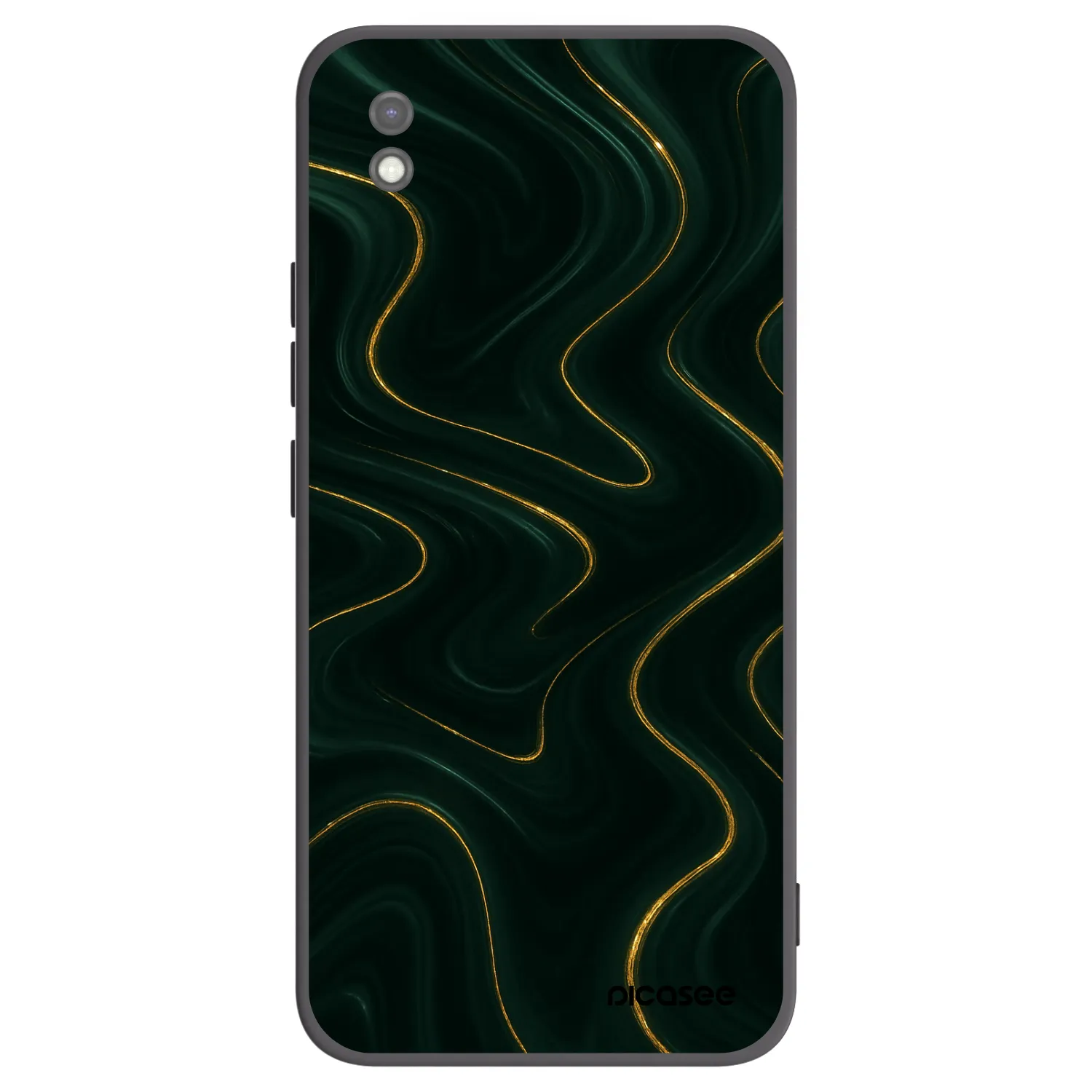 Picasee husă neagră din silicon pentru Xiaomi Redmi 9AT - Vawes