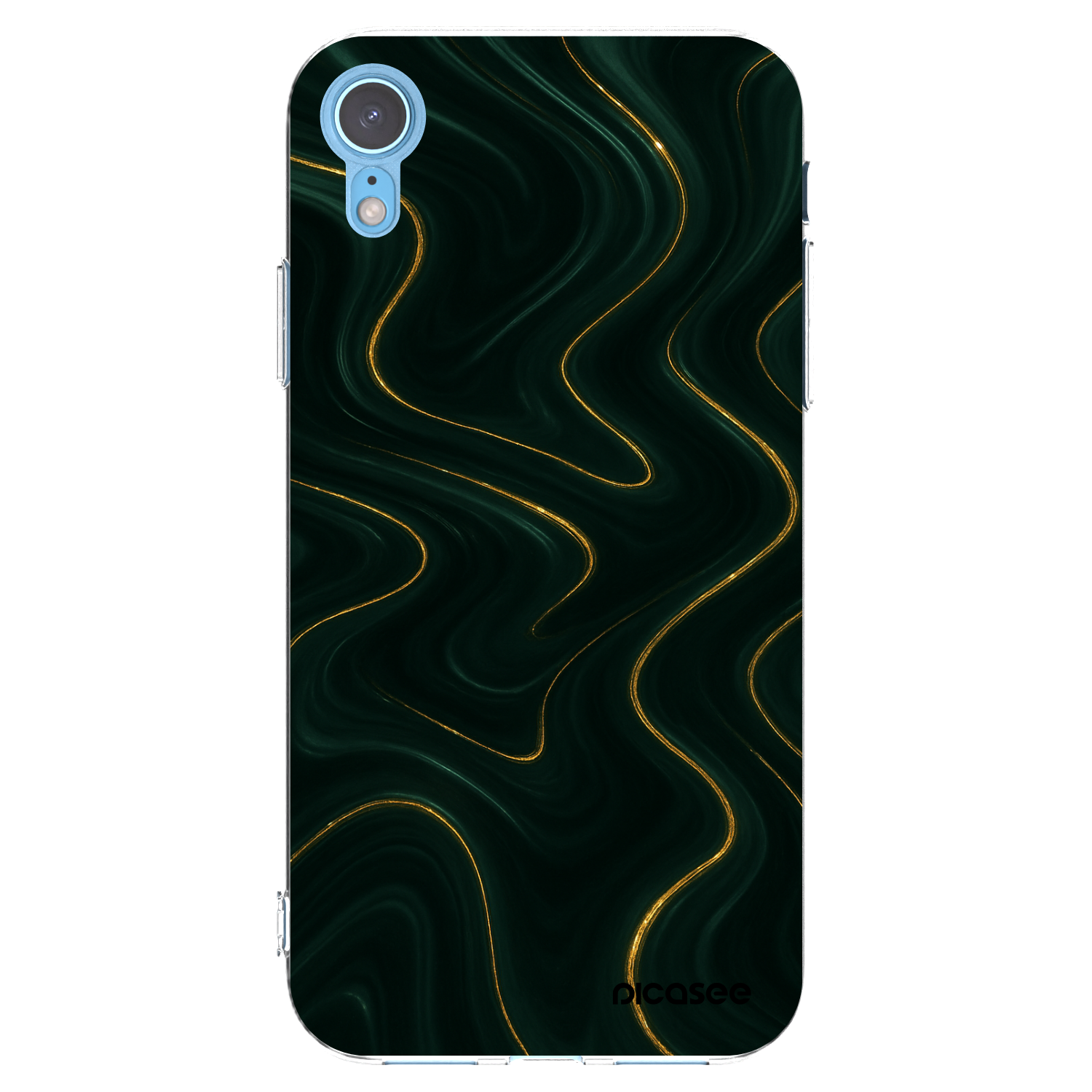 Picasee husă transparentă din silicon pentru Apple iPhone XR - Vawes